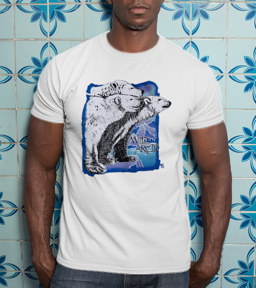 Polar Bear Trio Wild Arctic Sea World Wildlife T-Shirt
