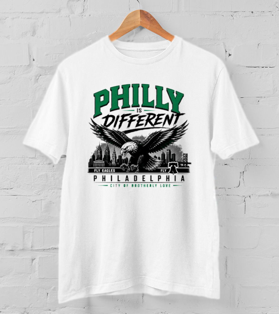 Philly Is Different Philadelphia Eagles City Of Brotherly Love T-Shirt