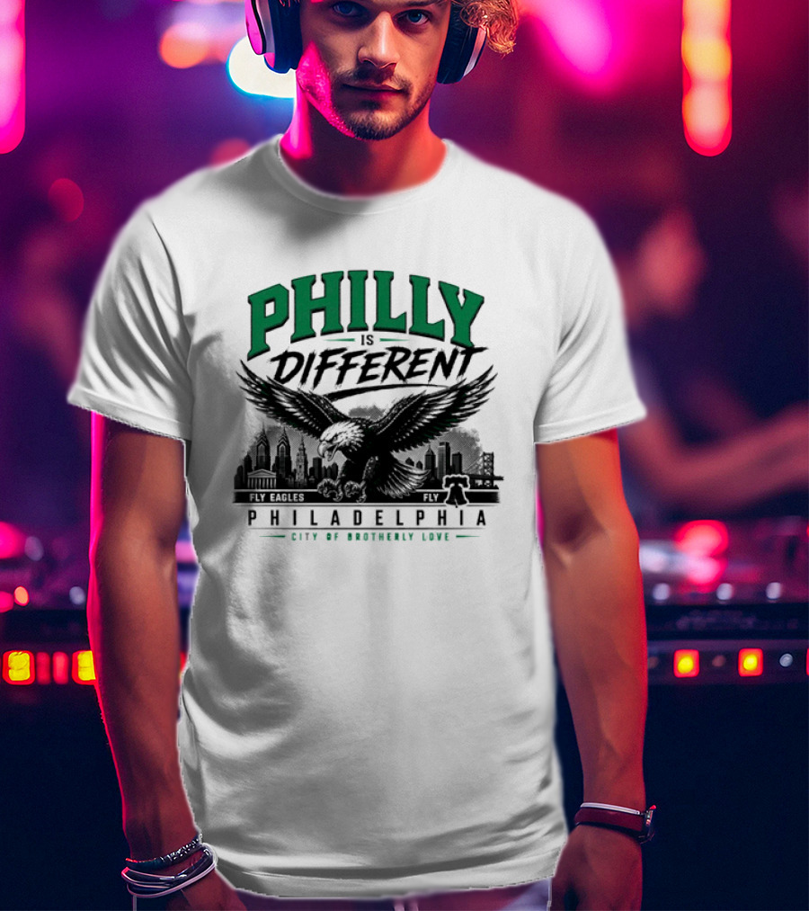 Philly Is Different Philadelphia Eagles City Of Brotherly Love T-Shirt