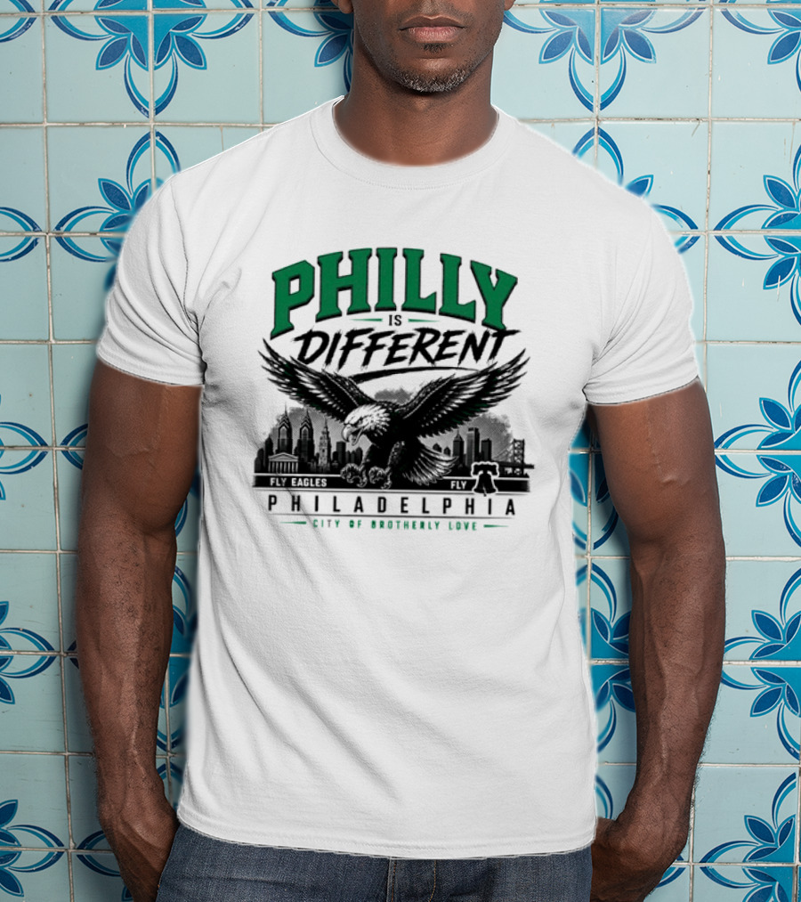Philly Is Different Philadelphia Eagles City Of Brotherly Love T-Shirt