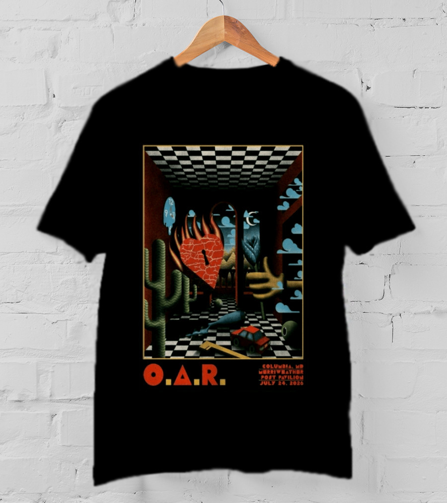 O.A.R Merriweather Post Pavilion Columbia MD July 24 2026 T-Shirt