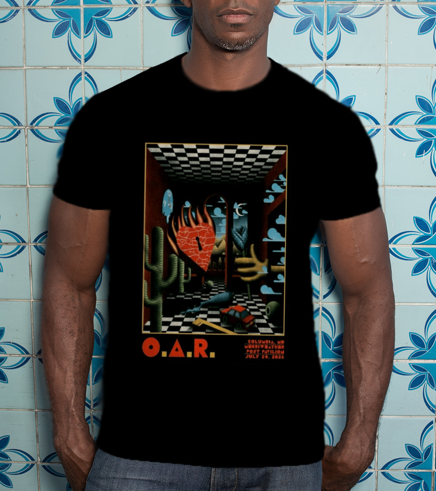 O.A.R Merriweather Post Pavilion Columbia MD July 24 2026 T-Shirt