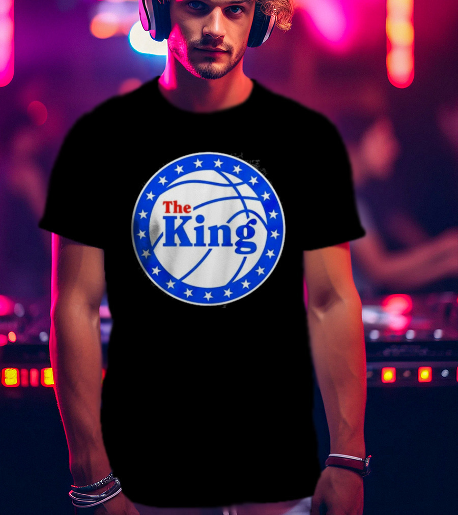 Philadelphia 76ers The King NBA Basketball Stars T-Shirt