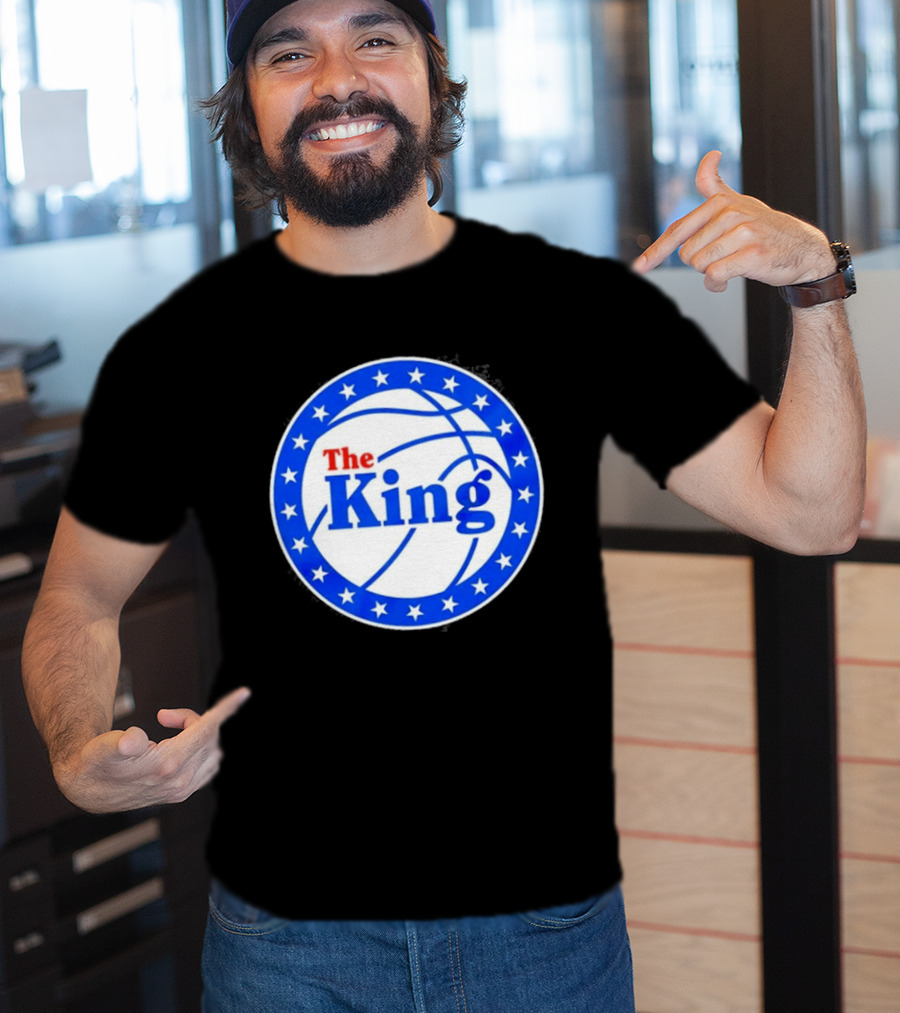 Philadelphia 76ers The King NBA Basketball Stars T-Shirt