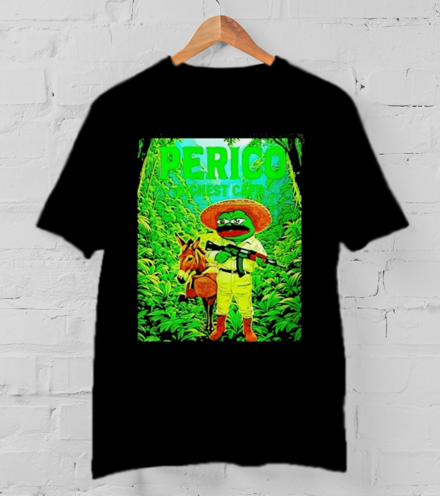 Perico Highest Caff Jungle Donkey Explorer T-Shirt