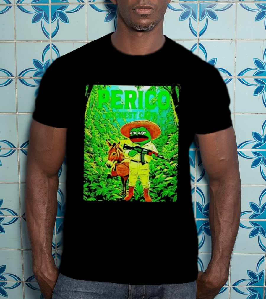 Perico Highest Caff Jungle Donkey Explorer T-Shirt
