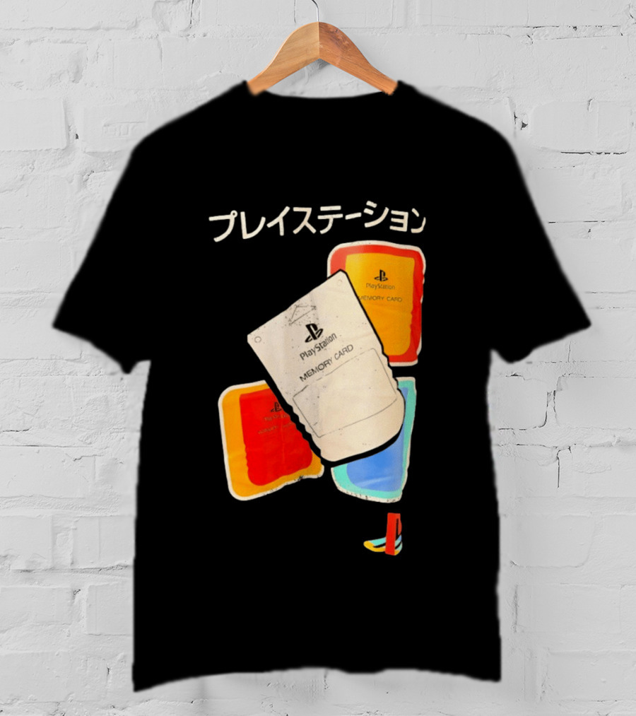 PlayStation Memory Card PS1 Sony Classic Retro Gaming Accessories T-Shirt