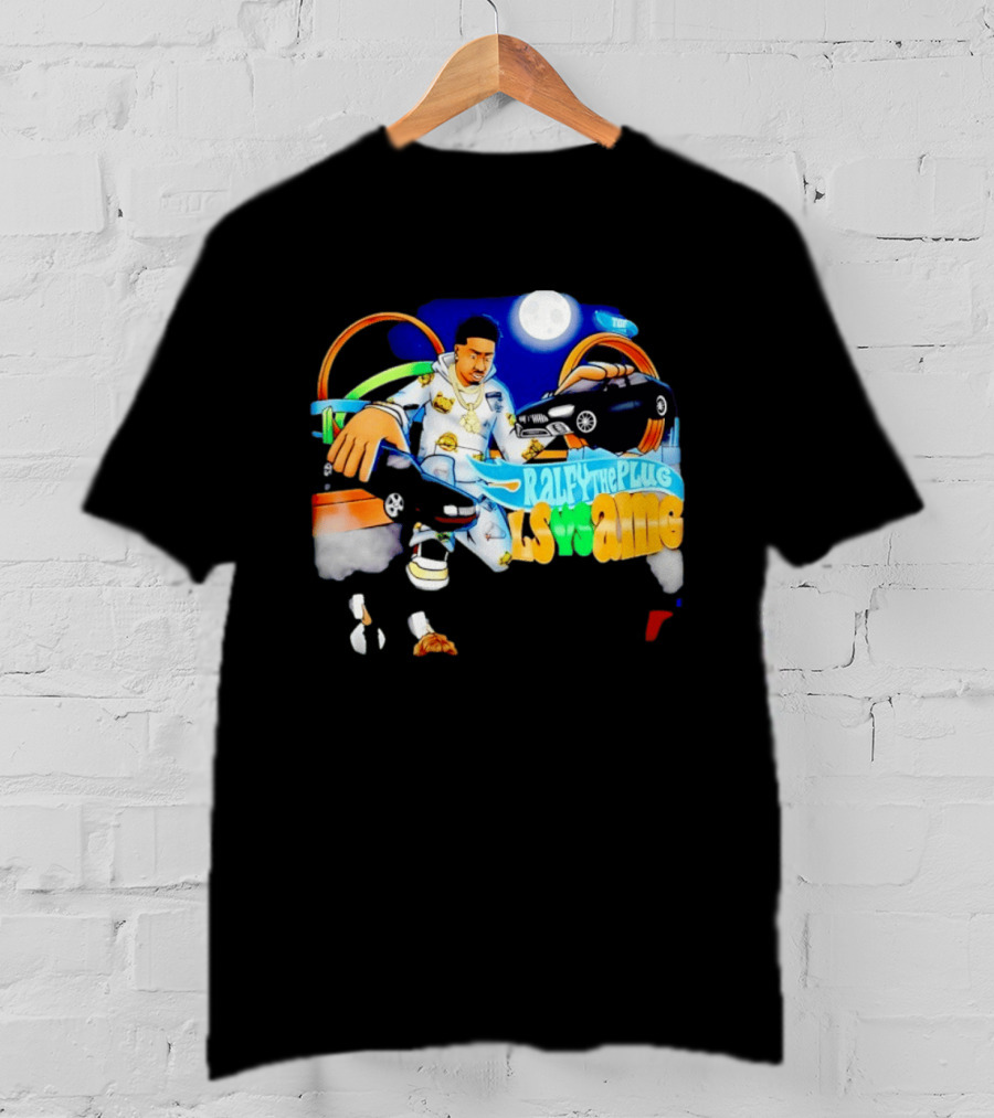 Ralfy The Plug LS Vs AMG Hot Wheels Racing Adventure With Street Style And Iconic Moonlit Scene T-Shirt