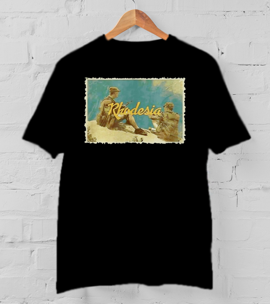 Rhodesia Soldiers Bush War Vintage Nostalgia T-Shirt