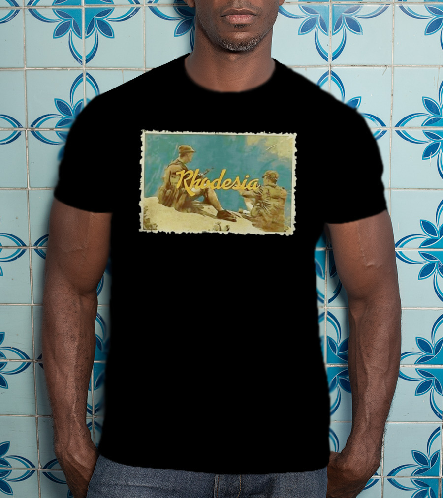 Rhodesia Soldiers Bush War Vintage Nostalgia T-Shirt