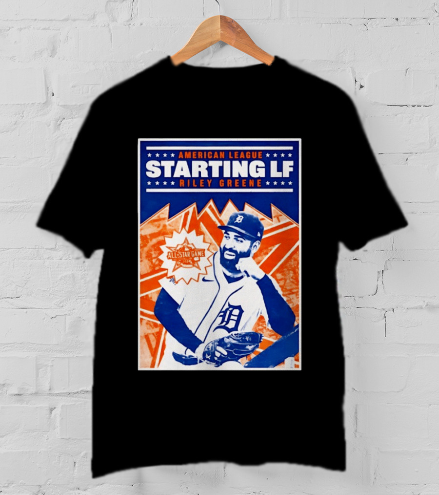 American League Starting LF Riley Greene 2024 All Star Game T-Shirt