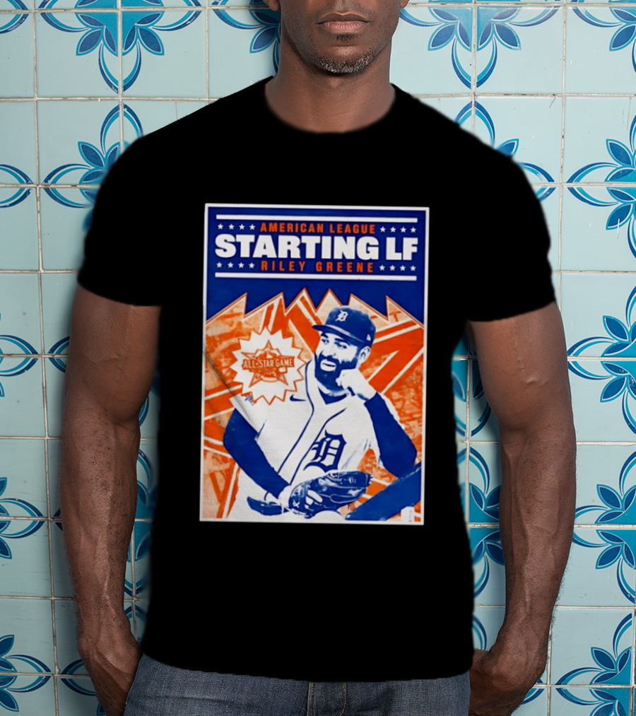 American League Starting LF Riley Greene 2024 All Star Game T-Shirt