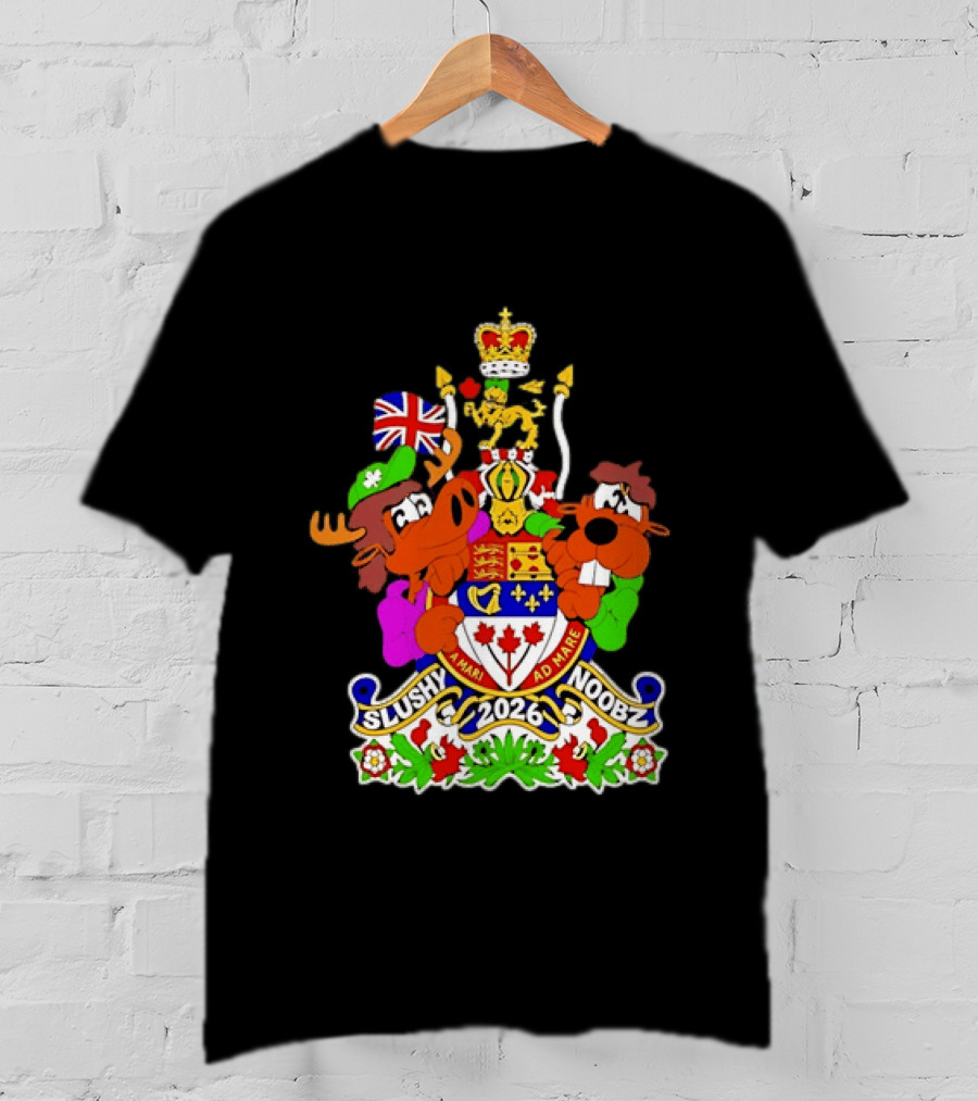 Slushy Noobz 2026 Coat Of Arms A Mari Ad Mare Martin Hamzah T-Shirt