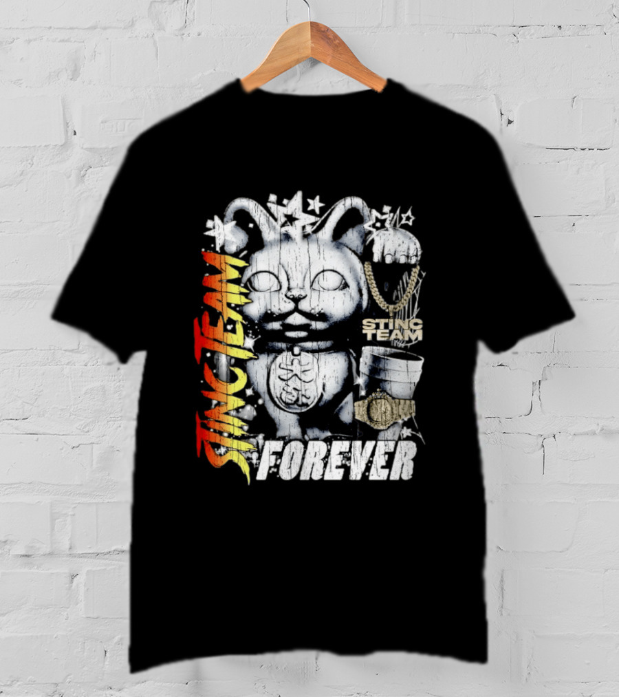 Stinc Team Forever Lucky Cat Bootleg Stinc Team Forever T-Shirt