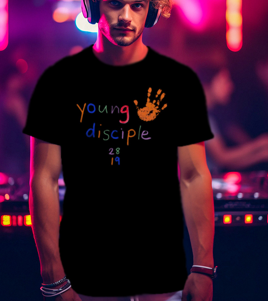 Young Disciple 2819 Handprint Colorful T-Shirt