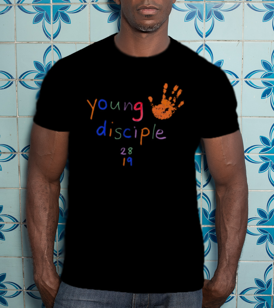 Young Disciple 2819 Handprint Colorful T-Shirt