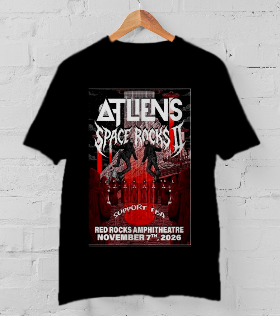 ATLIENS Space Rocks II Red Rocks Amphitheatre November 7 2026 T-Shirt