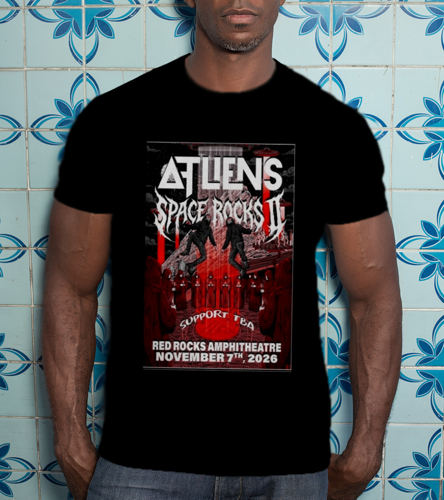 ATLIENS Space Rocks II Red Rocks Amphitheatre November 7 2026 T-Shirt