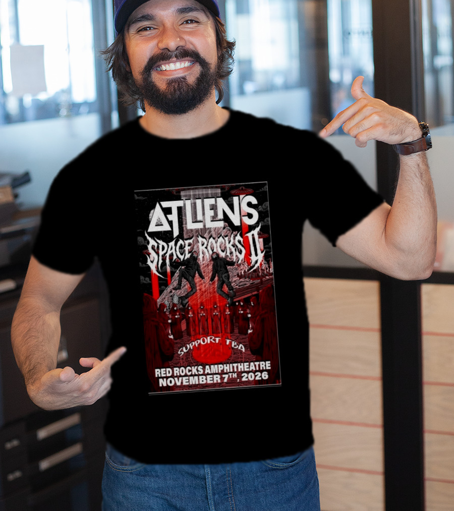 ATLIENS Space Rocks II Red Rocks Amphitheatre November 7 2026 T-Shirt
