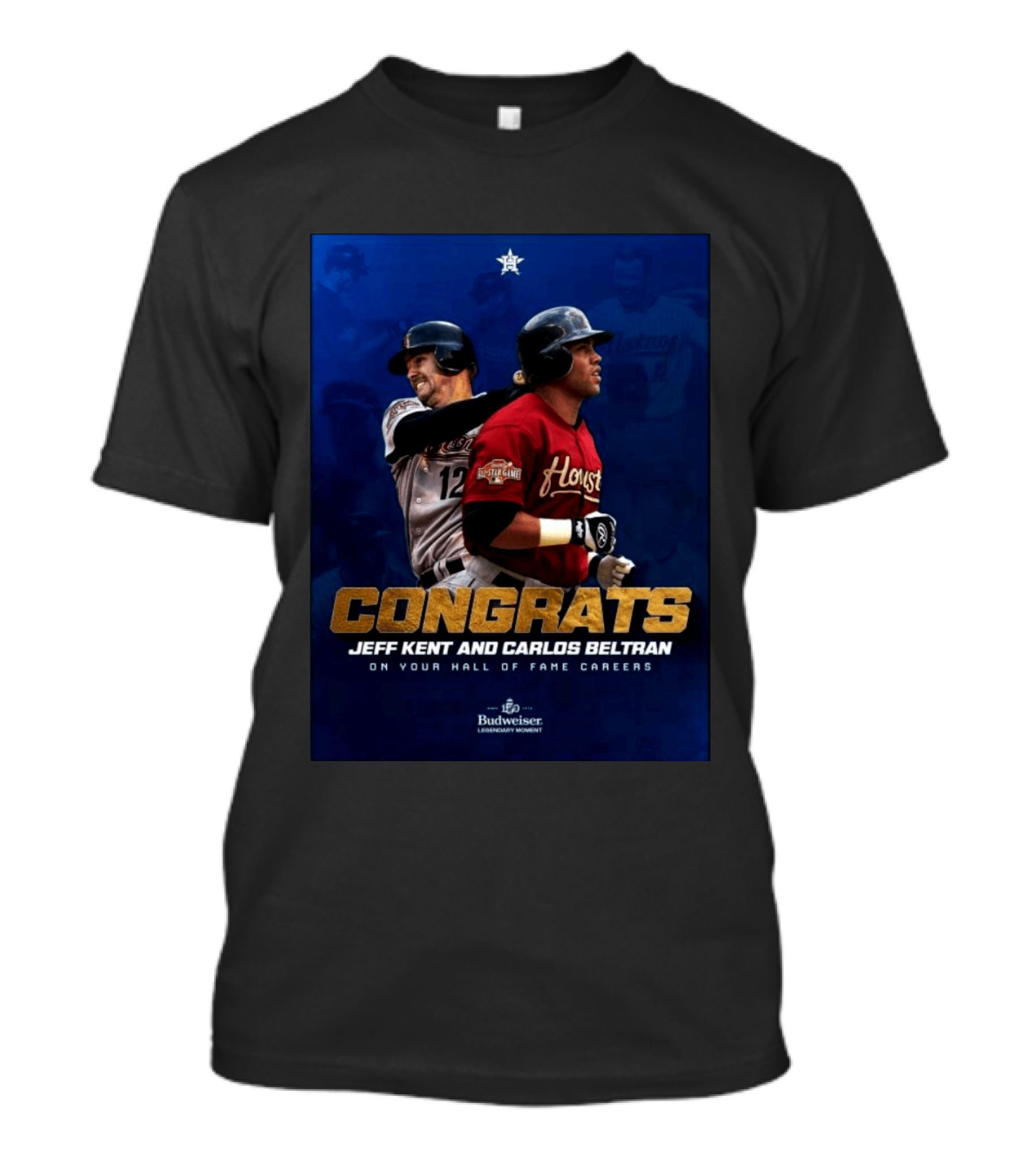 Congrats Jeff Kent And Carlos Beltran Hall Of Fame Careers Legendary Moment T-Shirt