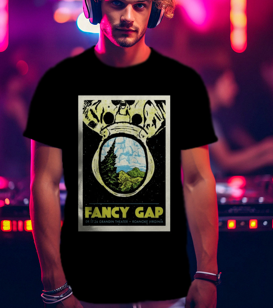 Fancy Gap 09 17 26 Grandin Theater Roanoke Virginia T-Shirt