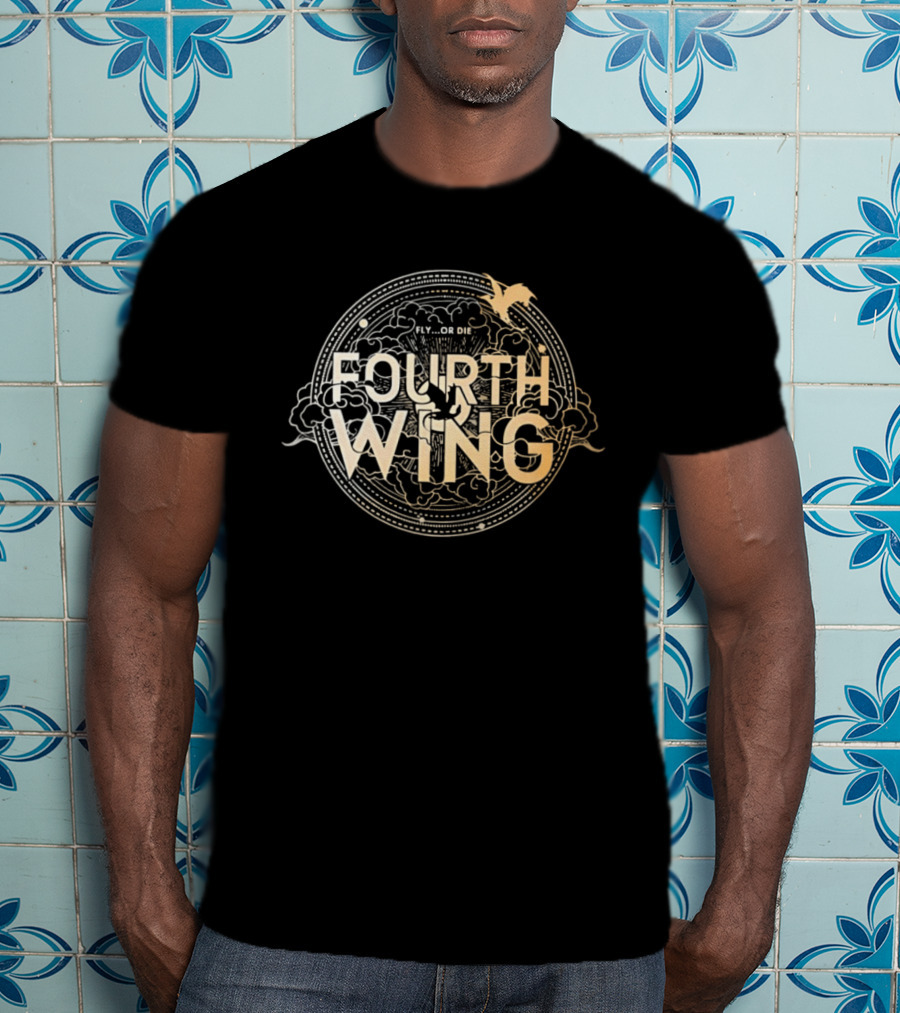 Fourth Wing Fly Or Die Rebecca Yarros Dragon Rider Book Inspired Fantasy T-Shirt