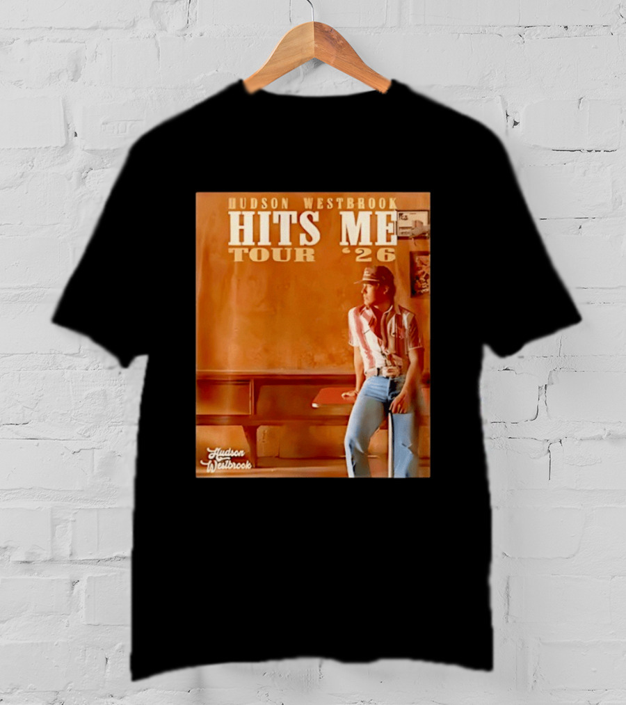 Hudson Westbrook Hits Me Tour '26 Retro Americana T-Shirt