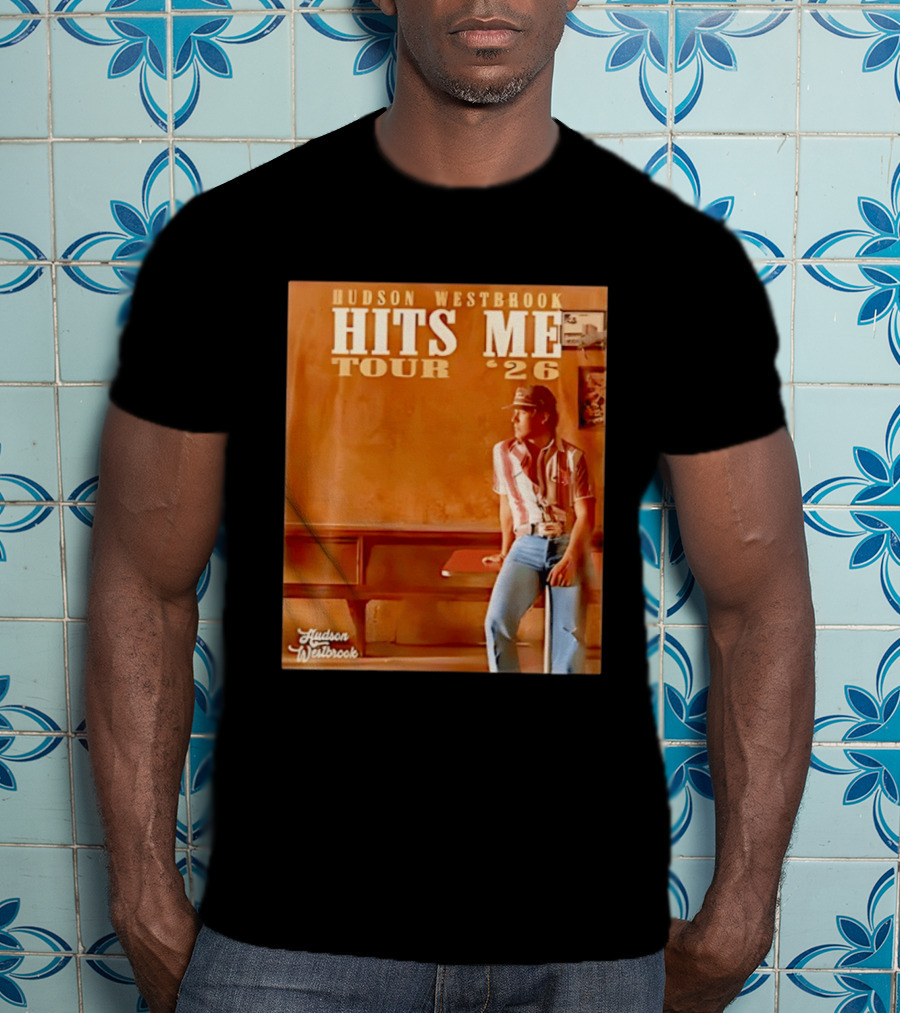 Hudson Westbrook Hits Me Tour '26 Retro Americana T-Shirt