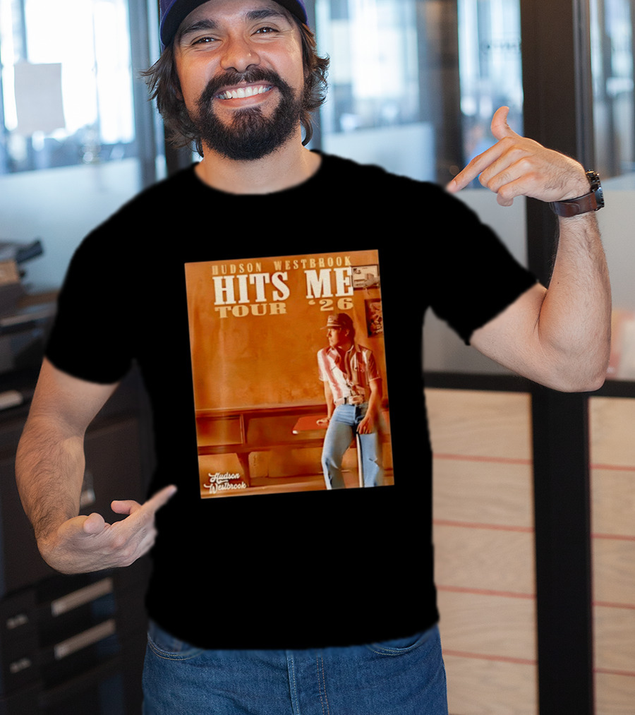 Hudson Westbrook Hits Me Tour '26 Retro Americana T-Shirt