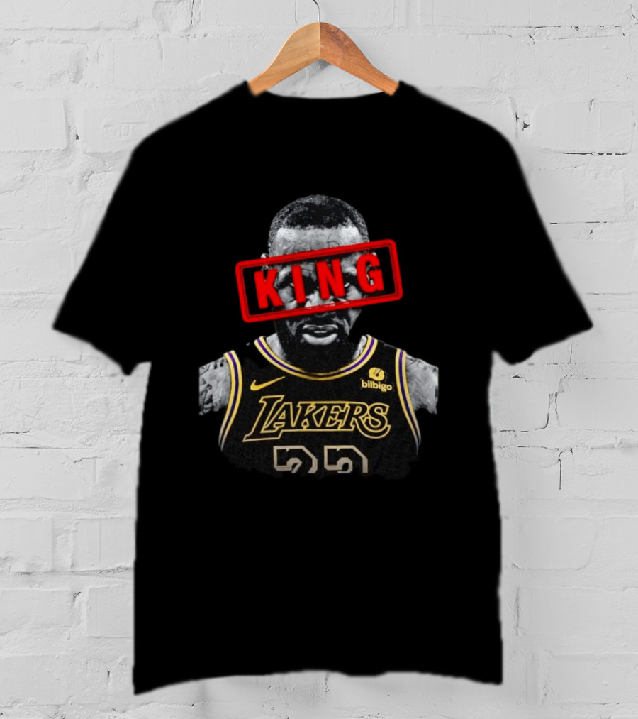 LeBron James Los Angeles Lakers 23 KING Iconic Basketball Legend T-Shirt