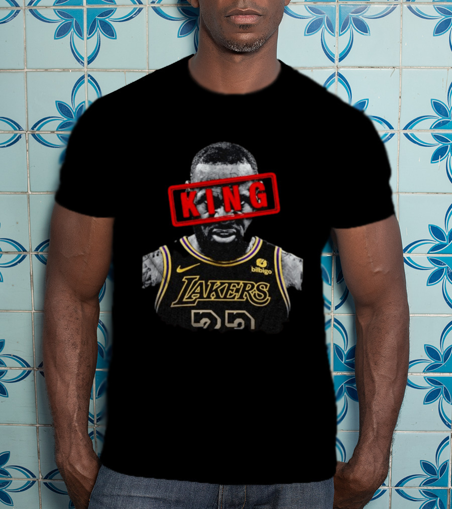 LeBron James Los Angeles Lakers 23 KING Iconic Basketball Legend T-Shirt