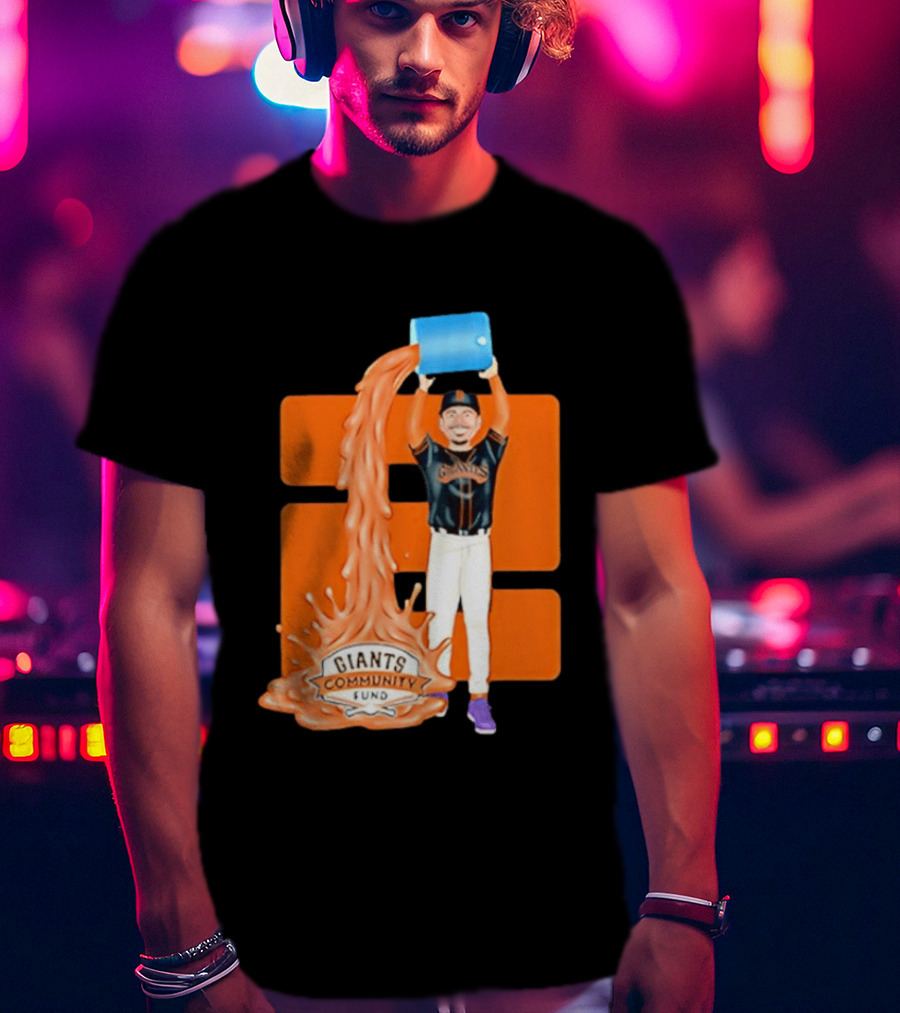 San Francisco Giants Community Fund Logan Webb Splash T-Shirt