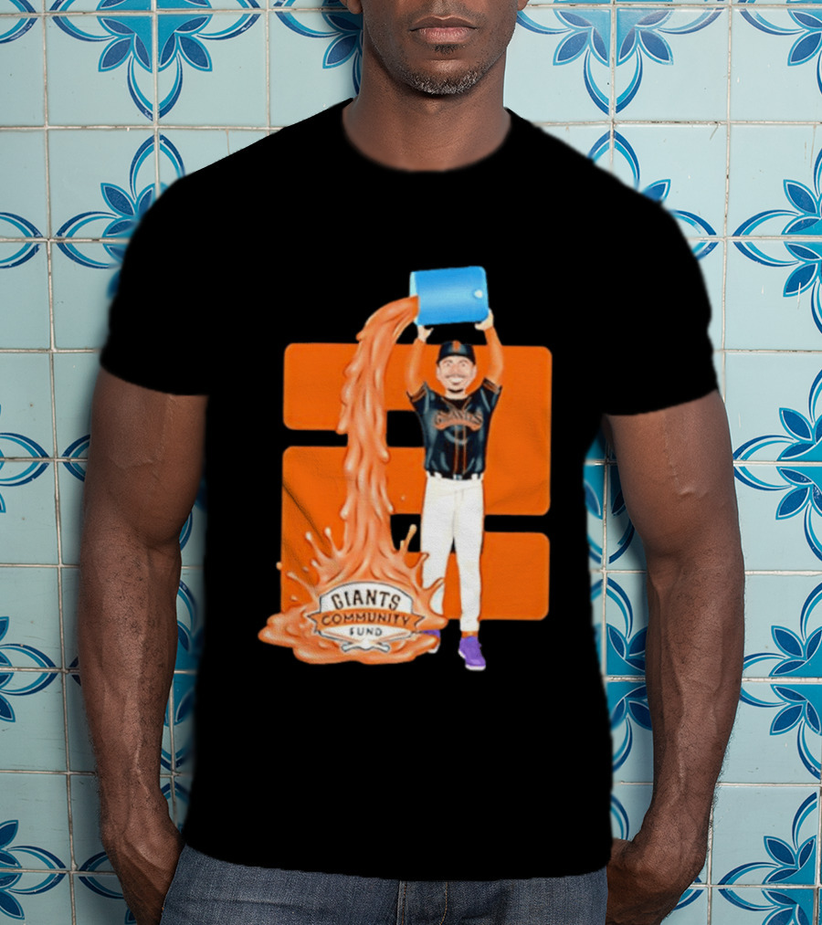 San Francisco Giants Community Fund Logan Webb Splash T-Shirt