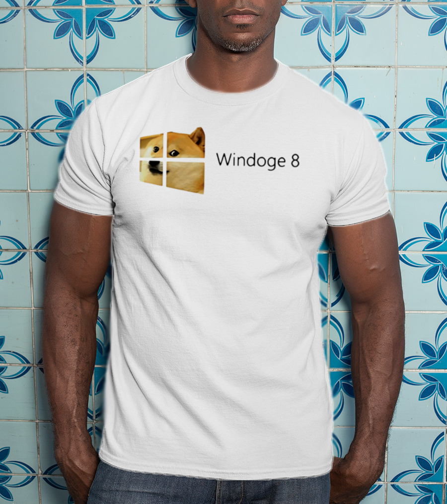 Doge Meme Windoge 8 Windows T-Shirt