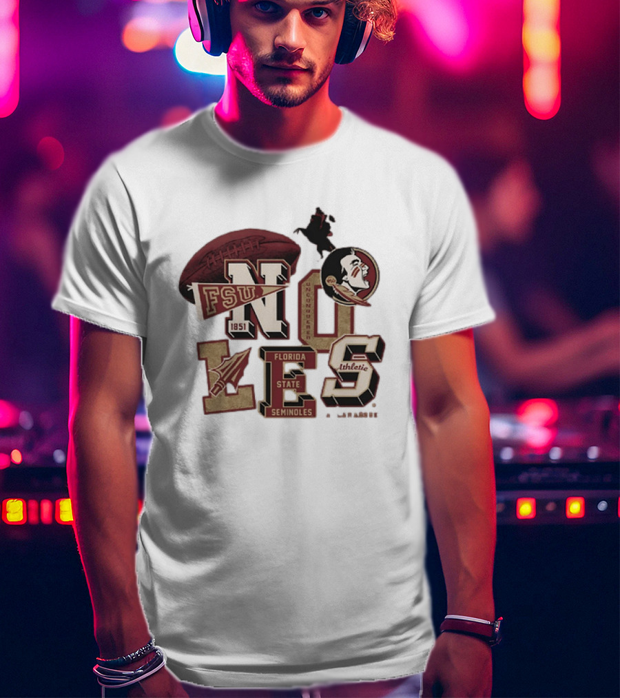 Florida State Seminoles Unconquered 1851 FSU Athletic Flo Grown Original T-Shirt