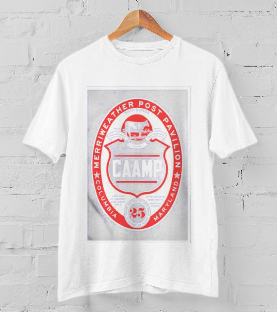 Merriweather Post Pavilion CAAMP July 25 2026 Columbia Maryland Event T-Shirt