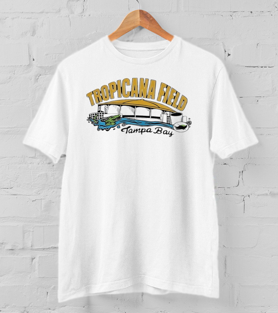 Tropicana Field Tampa Bay Stadium MLB Baseball T-Shirt