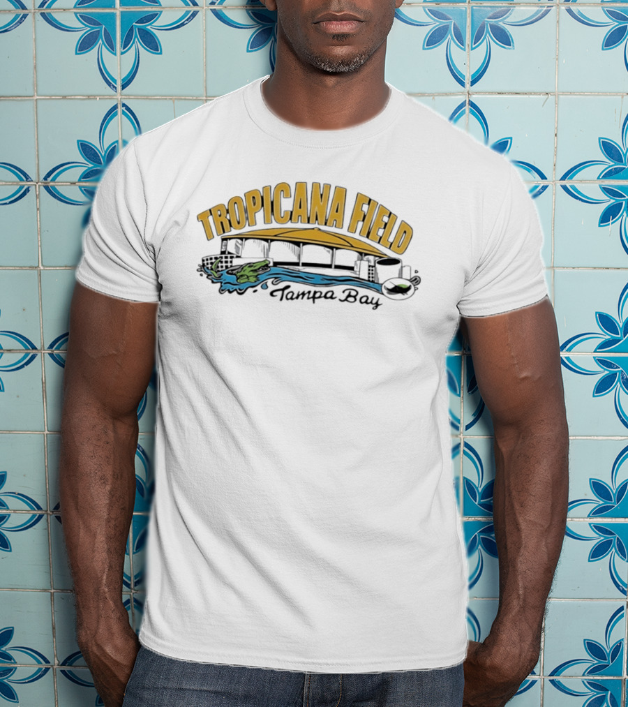 Tropicana Field Tampa Bay Stadium MLB Baseball T-Shirt