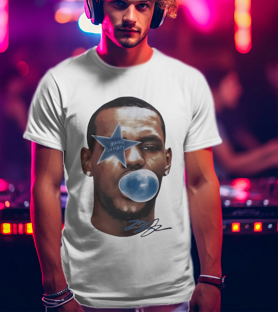 LeBron James Game Changer Star Blue Bubble 23 T-Shirt
