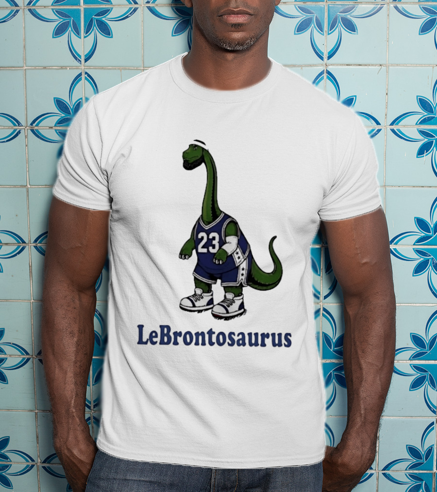 Lebrontosaurus 23 Basketball Dinosaur Philadelphia 76ers Lebron James T-Shirt