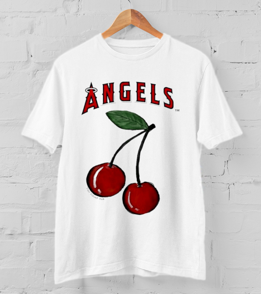 Los Angeles Angels Tiny Turnip MLB Cherries T-Shirt