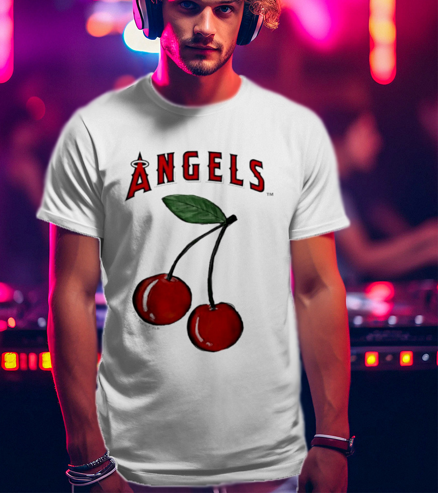 Los Angeles Angels Tiny Turnip MLB Cherries T-Shirt