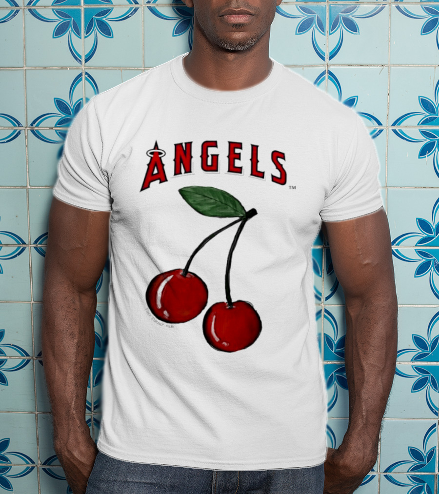 Los Angeles Angels Tiny Turnip MLB Cherries T-Shirt