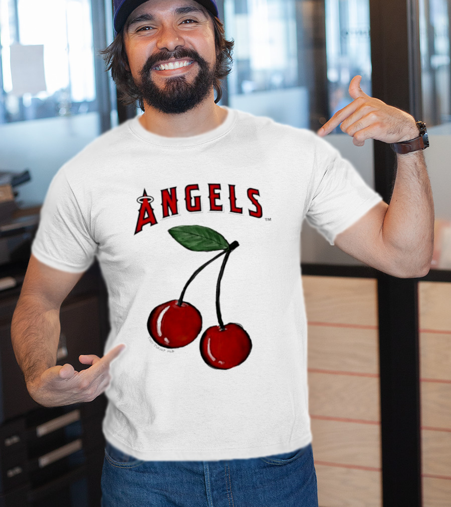 Los Angeles Angels Tiny Turnip MLB Cherries T-Shirt