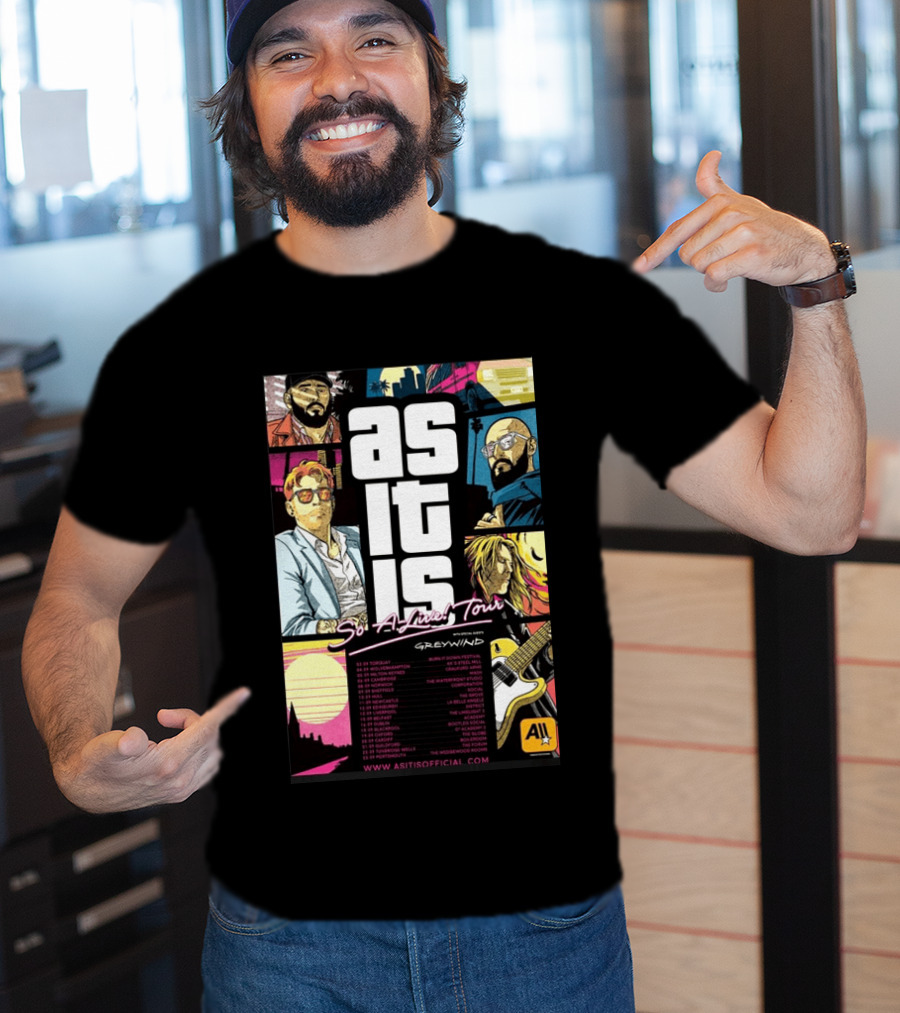 As It Is So Alive Tour UK Ireland 2026 Featuring Greywind T-Shirt