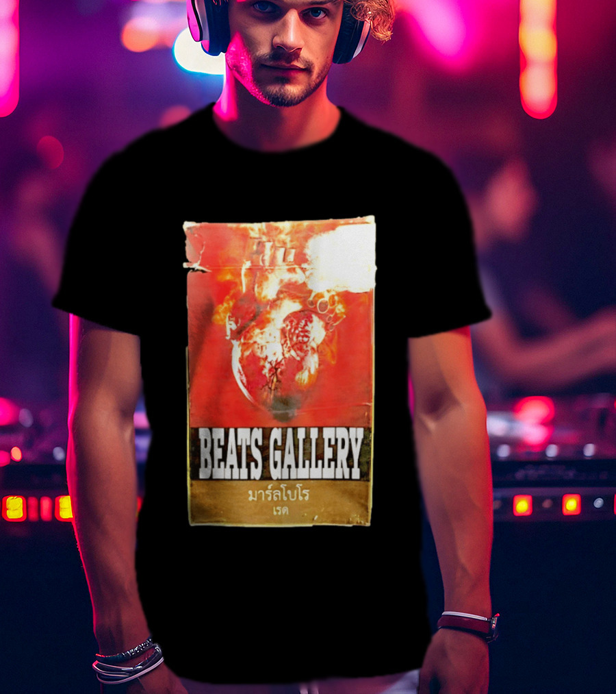 BEATS GALLERY Marlboro Red Anatomical Heart T-Shirt
