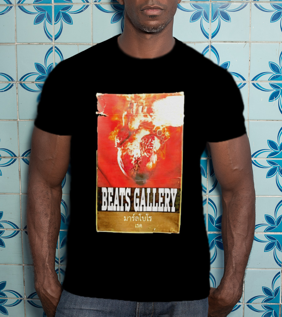 BEATS GALLERY Marlboro Red Anatomical Heart T-Shirt