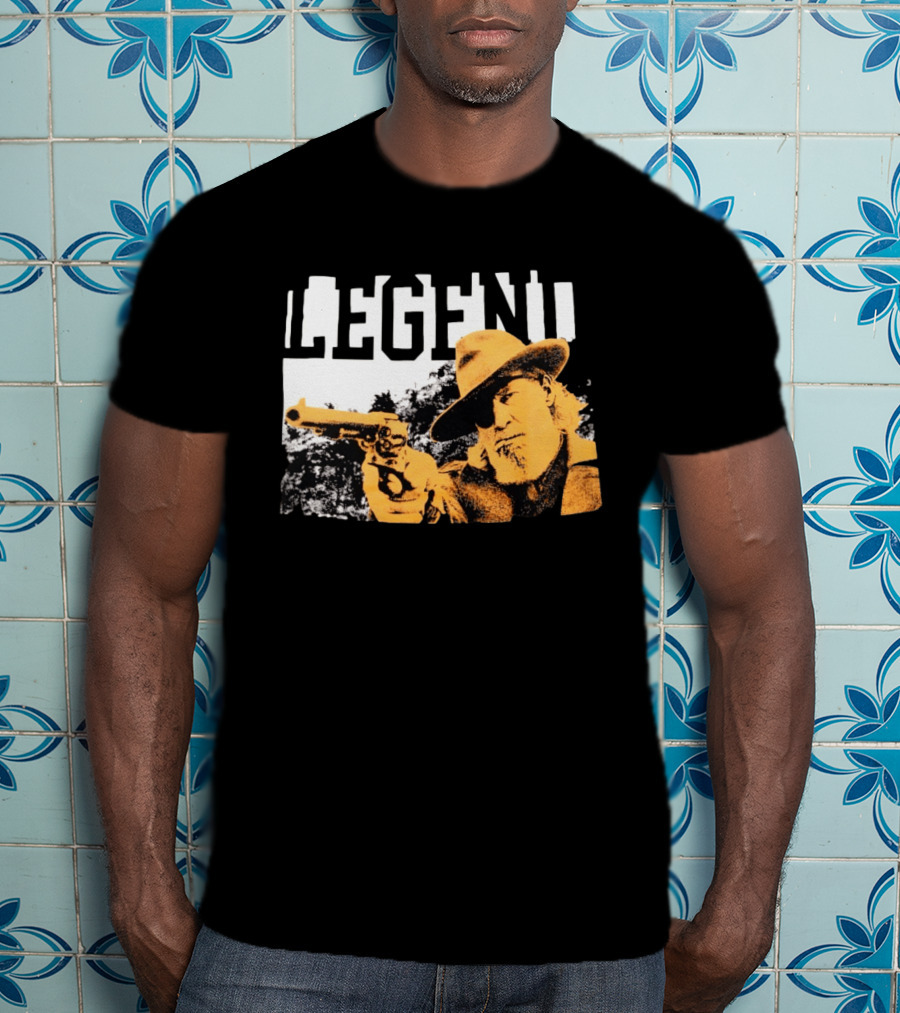 Legend Clint Eastwood Pointing Revolver T-Shirt