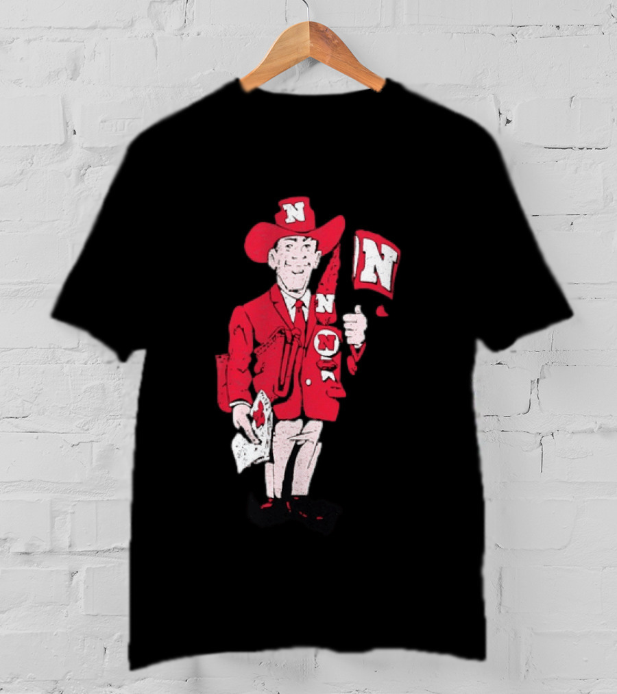 Nebraska Cornhuskers Herbie Husker Vintage Distressed T-Shirt