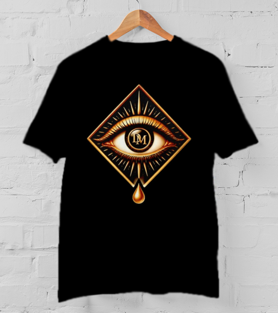 DM Luxury Brand Divine Moodwear Eye Symbol Minimalist T-Shirt